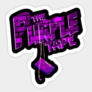 Purple Tape Hip Hop Sticker